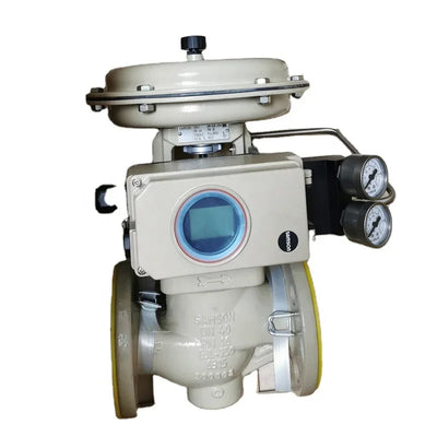 Pressure Control Valves Samson 3241 Ball Valve with 3730 Positioner and 3277 Actuator 4708 Regulator for Whole Valve Control - Casting / Medium Pressure / 1/2 in