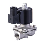 High Quality 24V Electric Stainless Brass Controlled Water Valve 2/2 Way 1/2 Inch Air Water 24V Stainless Steel Solenoid Valve