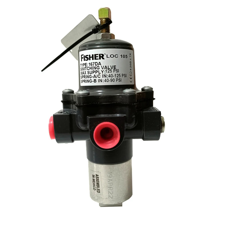 FISHER 167DA-85 Aluminum Airlock Valve Pressure Reducing Switching Valve in Stock 167DA-85/CB - Alloy / 1/4 in