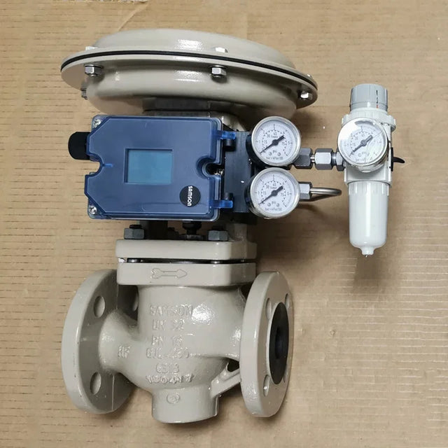 Pressure Control Valves  3241 Ball Valve with 3730 Positioner and Samson 3372 Actuator 4708 Regulator for Whole Valve Control