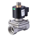 High Quality 24V Electric Stainless Brass Controlled Water Valve 2/2 Way 1/2 Inch Air Water 24V Stainless Steel Solenoid Valve