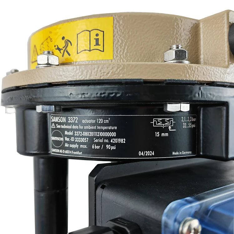 Samson Original Actuator and Positioner 3372 3725 With I/P Converter Stocks Available