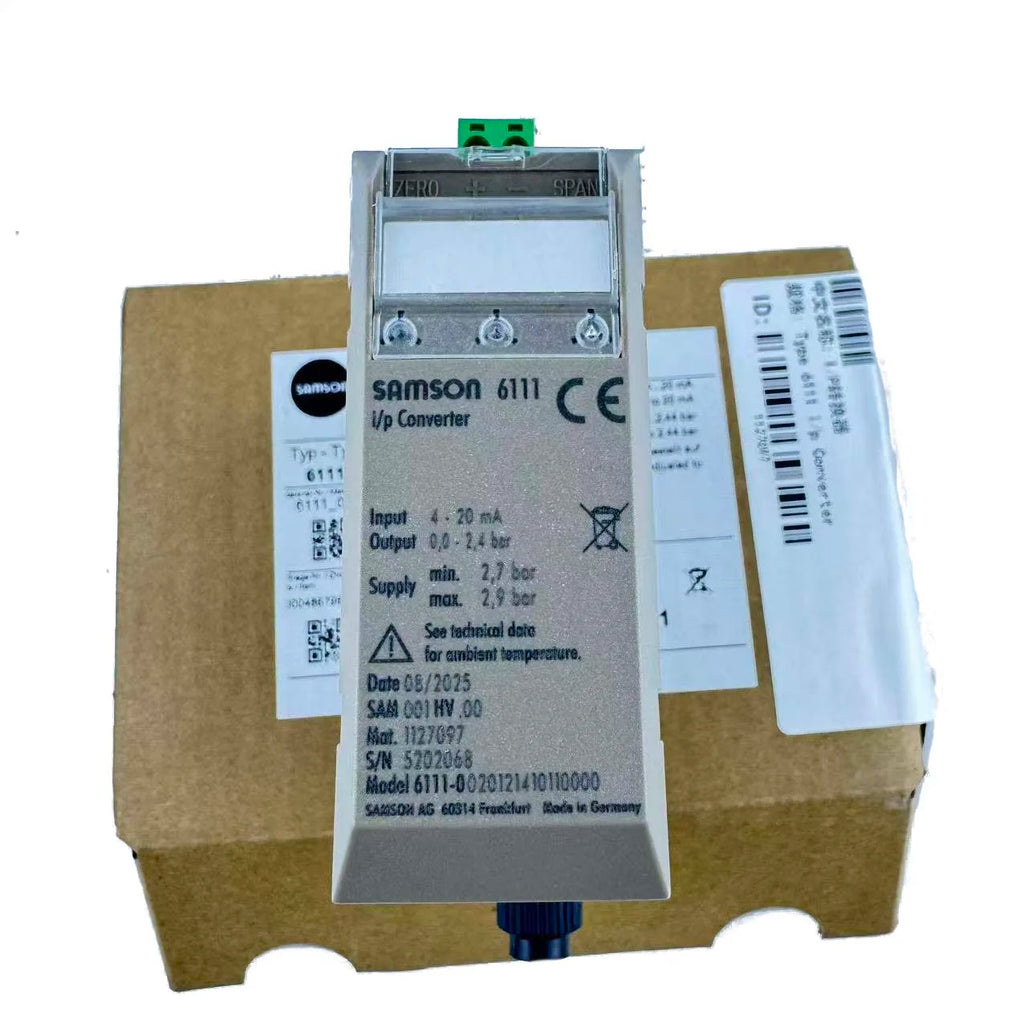 SAMSON Electrical Conversion Gas I / P Output Pressure 0-2.4bar Original Genuine 6111-0020121112110098