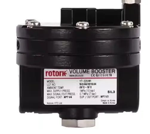 Original YTC YT-300N1 Aluminum Electrical Equipment Volume Booster Air Source Signal for YT-300/305/310/315/320/325 Series Valve