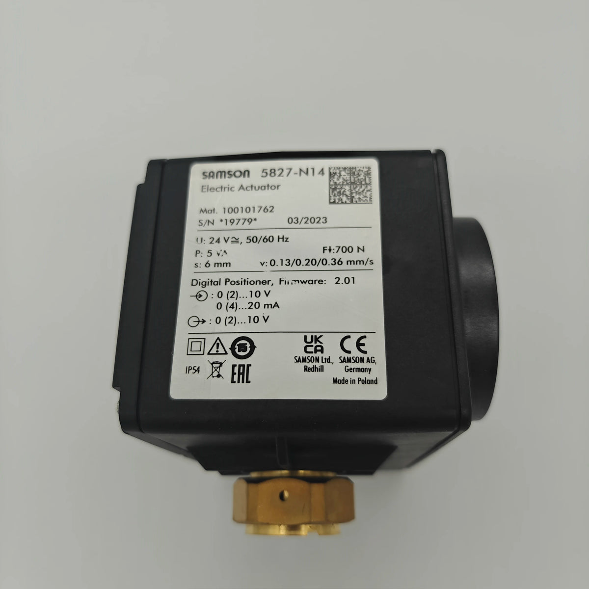 SAMSON 5827-N14 Electric Actuating Mechanism New Original Stock