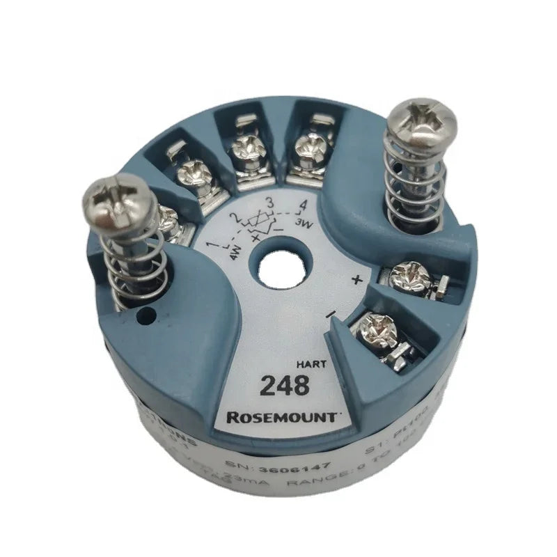Temperature Transmitter ROSEMOUNT 248HAI1N0NS Transducer Converter - Casting / control